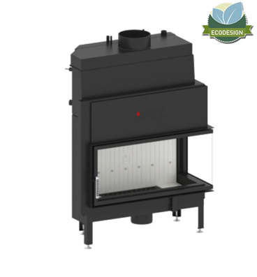 КАМИННАЯ ТОПКА С ВОДЯНЫМ КОНТУРОМ HITZE ALBERO AQUASYSTEM ALAQS90X41.R